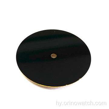 Black Blank Enamel Dial Watch- ի համար